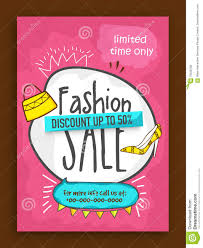 Fashion Sale Poster Banner Or Flyer Design Illustration
