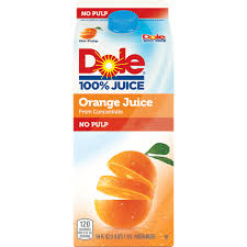 dole no pulp orange juice 59 fl oz