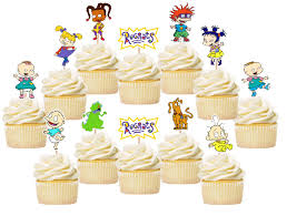 rugrats birthday or baby shower cupcake