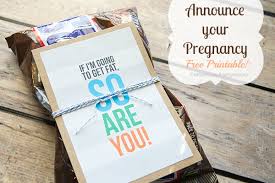 free printable to announce pregnancy