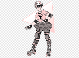The main characters are a little different. Roller Skates Shoe Uniform Headgear Roller Derby Legendary Creature Fashion Png Pngegg