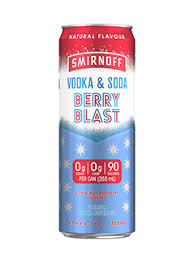 smirnoff vodka soda berry blast lcbo