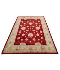 hand knotted ziegler wool rug oriental carpet 232x172cm