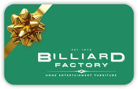 gift cards billiard factory