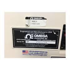 Omega Portable Ct485b Chart Recorder Temperature And Humidity Tested