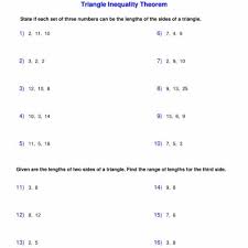 Triangle Inequality Theorem Triangle