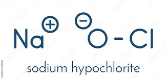 stockvector sodium hypochlorite naocl
