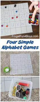 four simple alphabet games that