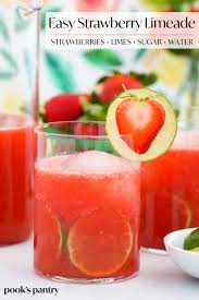 easy strawberry limeade recipe pook s
