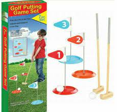 lexi home 7 pc golf putting game for