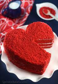 Red Velvet Love Cake gambar png