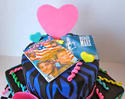 Cakegirl On The Run Totally Awesome 80s Cake  gambar png