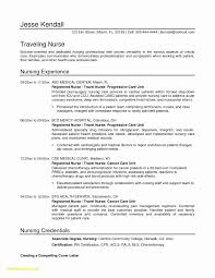Resume Sample Neuro Icu Nurse Valid Nursing Resume Example Unique 23