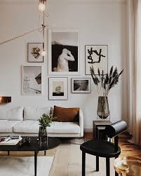 Gorgeous Gallery Walls Above The Sofa
