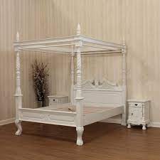 Queen Anne Style Four Poster Bed With