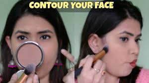 how to contour indian round face for