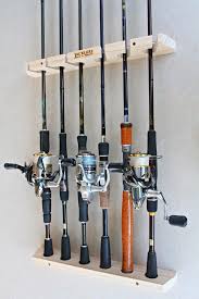 Handmade Fishing Rod Racks Wall Type