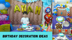 birthday decoration ideas at home in