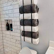 Bathroom Towel Rack Towel Storage Wall