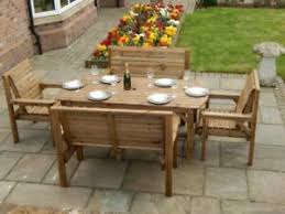 Upcycle old wooden pallets and made your own garden furniture. Handmade Wooden Garden Patio Furniture Sets For Sale Ebay