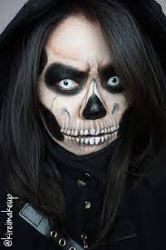 grim reaper halloween makeup kirei makeup