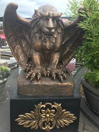 Gargoyle Statue Wings Open Large
