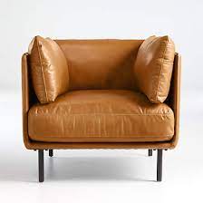wells leather sofa reviews crate