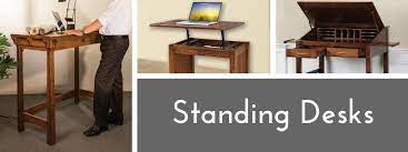 Solid Wood Standing Desks From