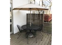 vintage wrought iron patio set w