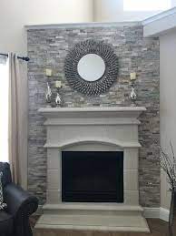 Grey Rock Fireplace Tile Yahoo