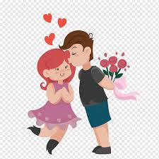 drawing cartoon kiss love month