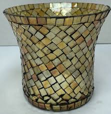 Mosaic Stained Glass Candle Holder