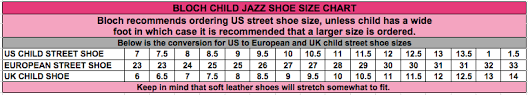 60 Conclusive Bloch Pointe Shoes Size Chart