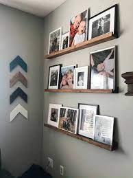 picture ledge shelves picture frame