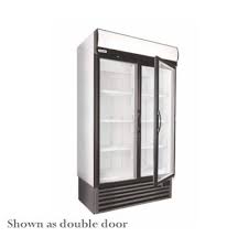 Double Glass Door Upright Freezer