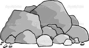 boulders stock vector by theblackrhino
