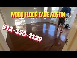 wood floor clean and polish austin