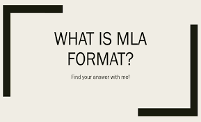 What Is Mla Format History Writing And In Text Citations