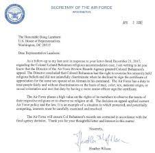 Air force jag corps chief of accessions. The Air Force Has Sided With Congressman Doug Lamborn Facebook