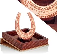 When celebrating a 7th wedding anniversary, a copper gift from williams sonoma is the perfect way to celebrate. Amazon Com Copper 7 Year Anniversary Wedding Gift For Couple 7 Years Of Marriage Lucky Horseshoe Copper 7th Wedding Anniversary For Men With Gift Box 7 And Forever Home Kitchen