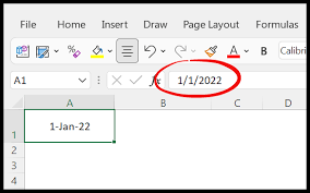 date to a number in excel formula