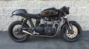 2009 triumph thruxton cafe racer moto