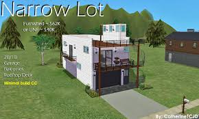 Mod The Sims Narrow Lot Minimal Cc