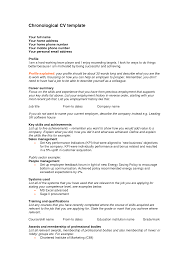 Fascinating Reverse Chronological Order Resume Example    With  