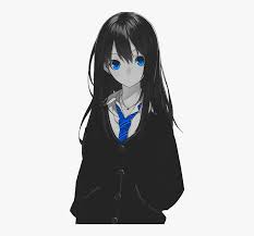 See more ideas about anime, anime characters, anime character design. Anime Girls With Black Hair And Blue Eyes Hd Png Download Kindpng