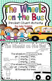 The Wheels On The Bus A Pocket Chart Activity Wheels On