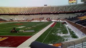 snow cleared at tcf stadium extra