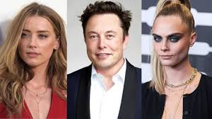 It has been incredibly painful'amber heard: Se Descubre El Trio Que Hicieron Amber Heard Elon Musk Y Cara Delevigne As Com