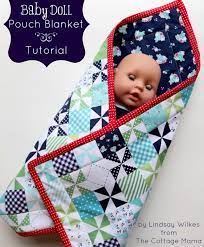 Baby Doll Pouch Blanket Tutorial The