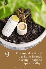 9 organic natural lip balm brands